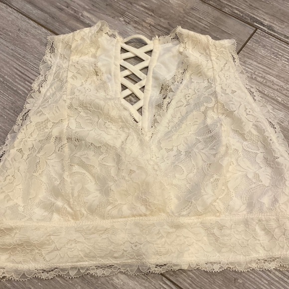 Altar’d State bralette (cream) - Picture 1 of 3